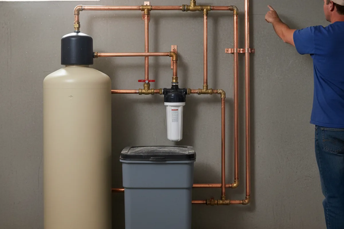 Whole-house water treatment system installed in Hanna